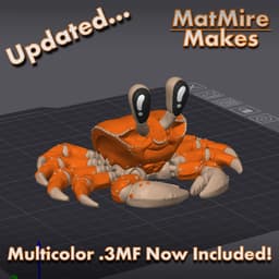 Ghost Crab - Articulated Figure 3d model