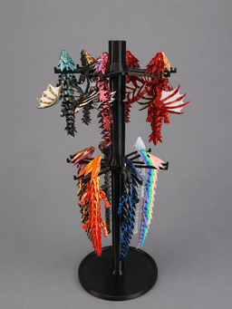 Rotating modular display stand 3d model