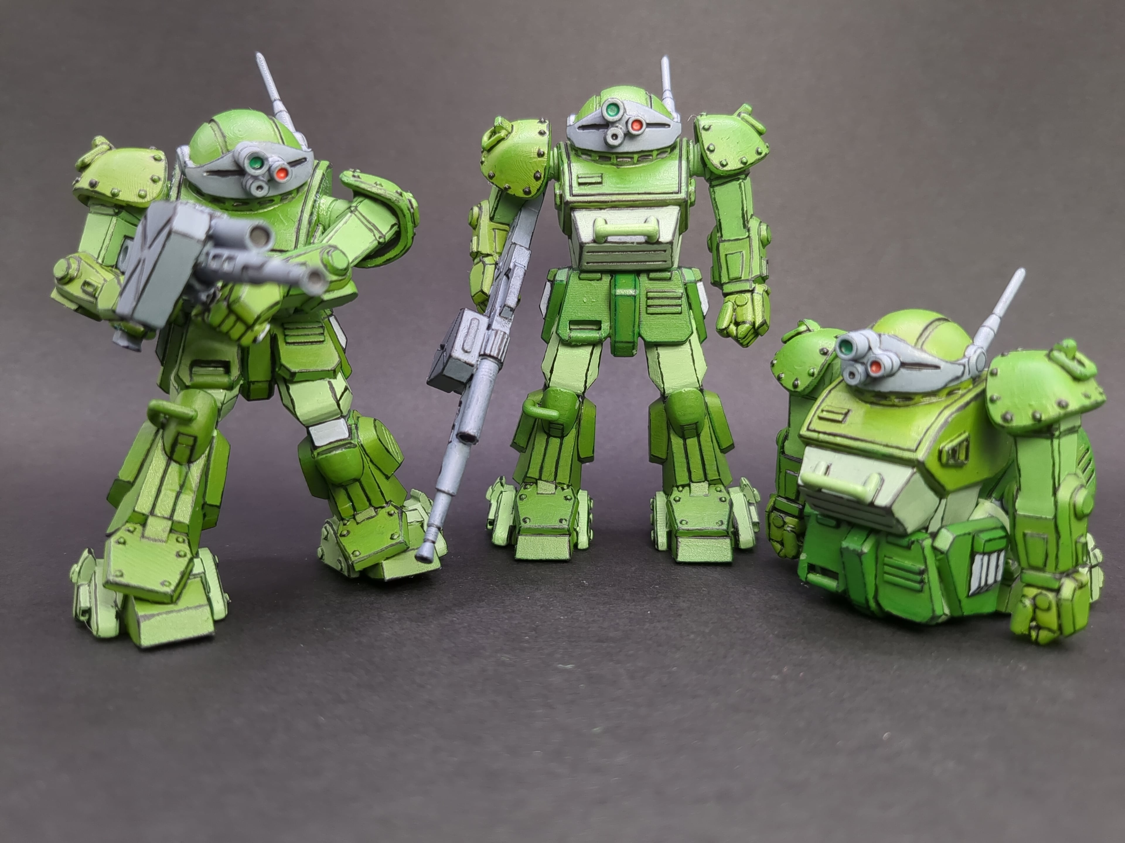 Scopedog Mecha Miniatures Bundle 3d model