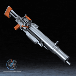 Assault Rifle 3D Printer STL File 3d model