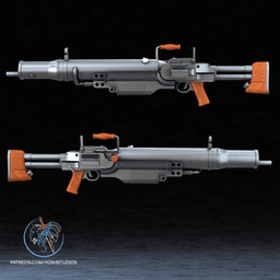 Assault Rifle 3D Printer STL File 3d model