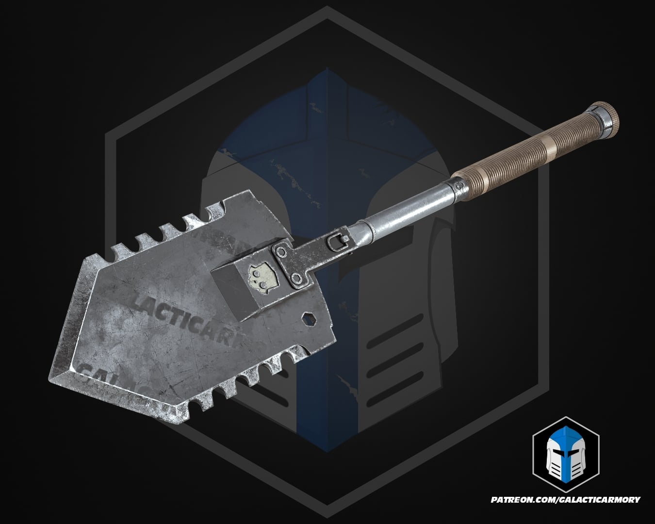 HD2 Entrenchment Tool - 3D Print Files 3d model