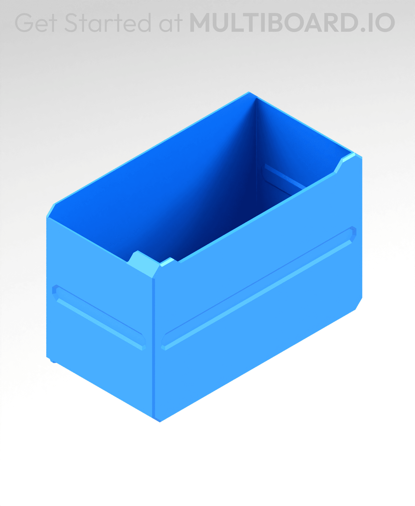 3x2x1.5 LU - MultiBin Simple Drawer 3d model