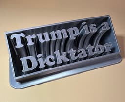 Trump is a Dicktator 3d model