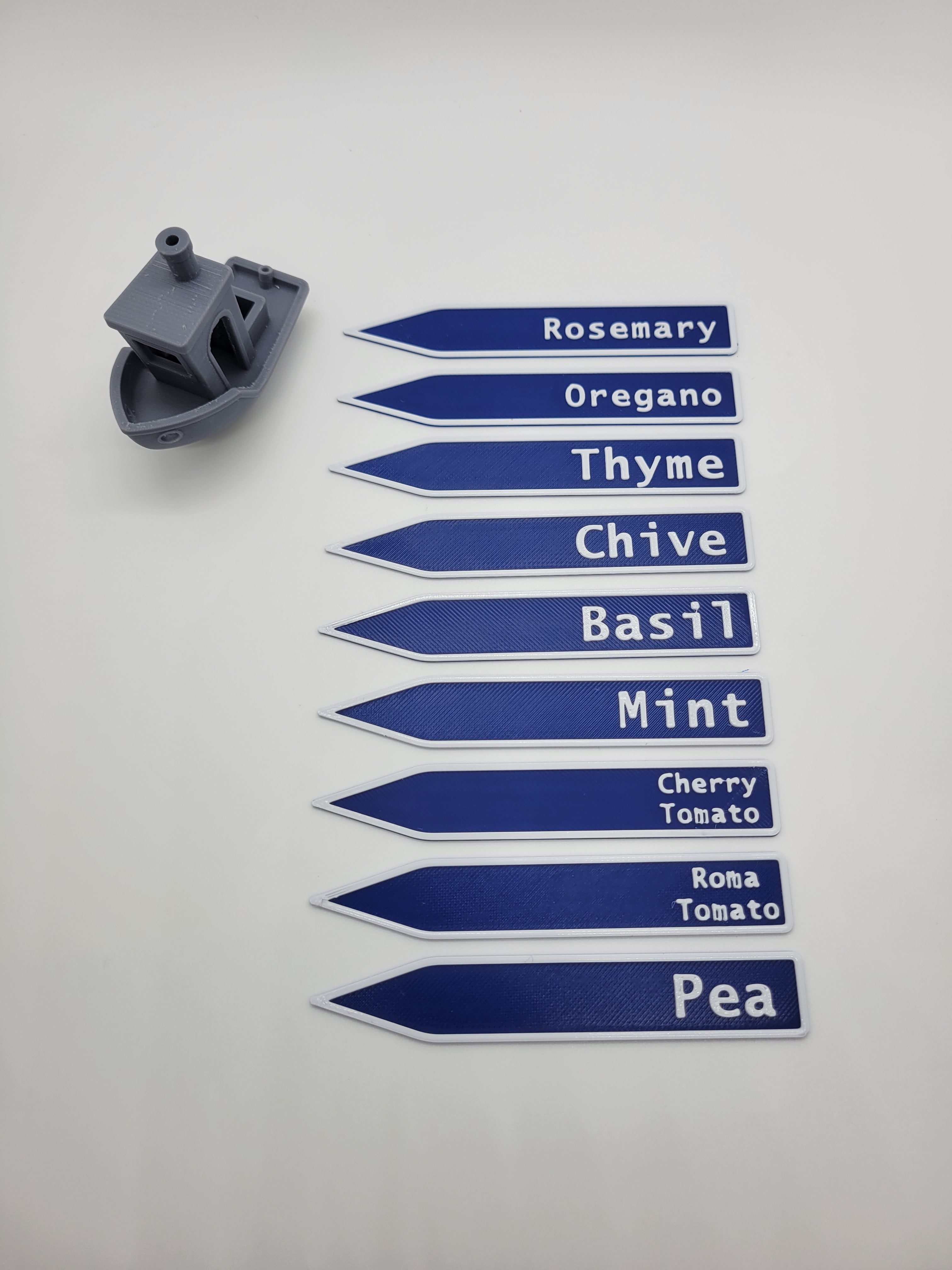 Customizable Plant Markers 3d model