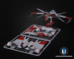 ARC-170 Vehicle Kit Card - 3D Print Files 3d model