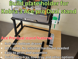 KOBRA-3 DUAL ACE-PRO STAND 3d model