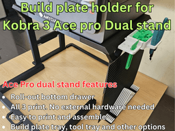 KOBRA-3 DUAL ACE-PRO STAND 3d model
