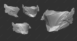 Cyborg Mask V4 3d model