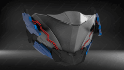 Cyborg Mask V4 3d model