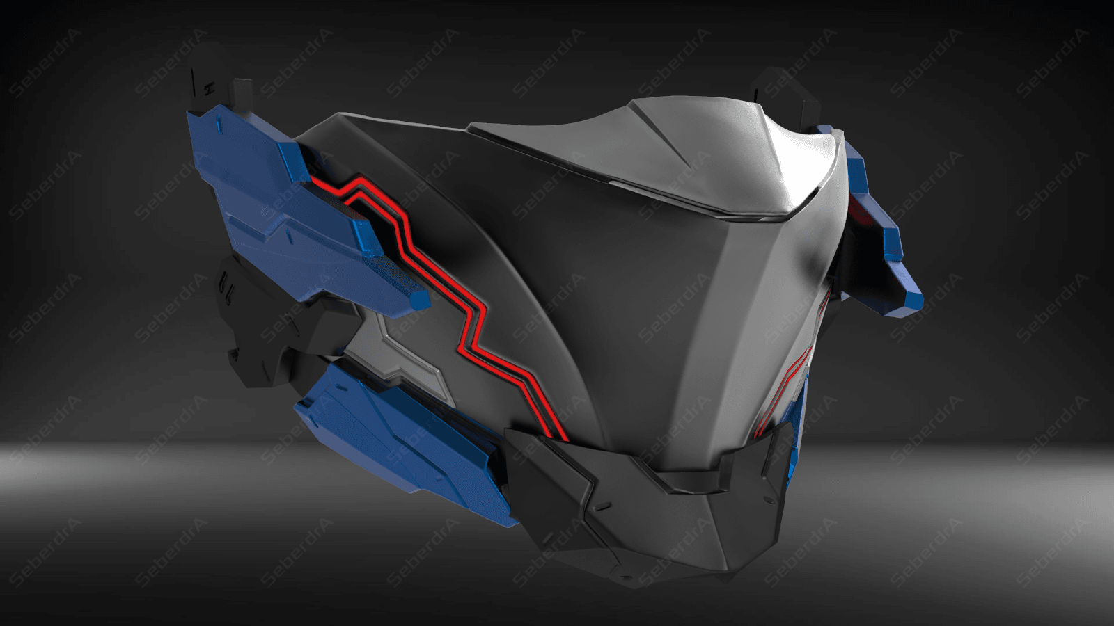 Cyborg Mask V4 3d model