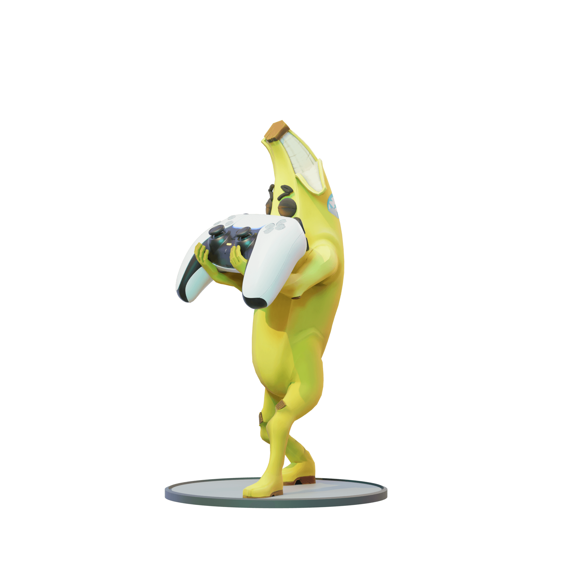 Peely Controller Stand 3d model