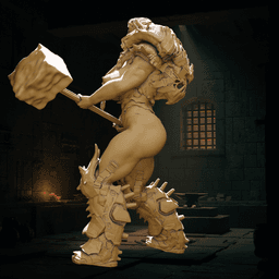 Lady Hellbender v2 3d model