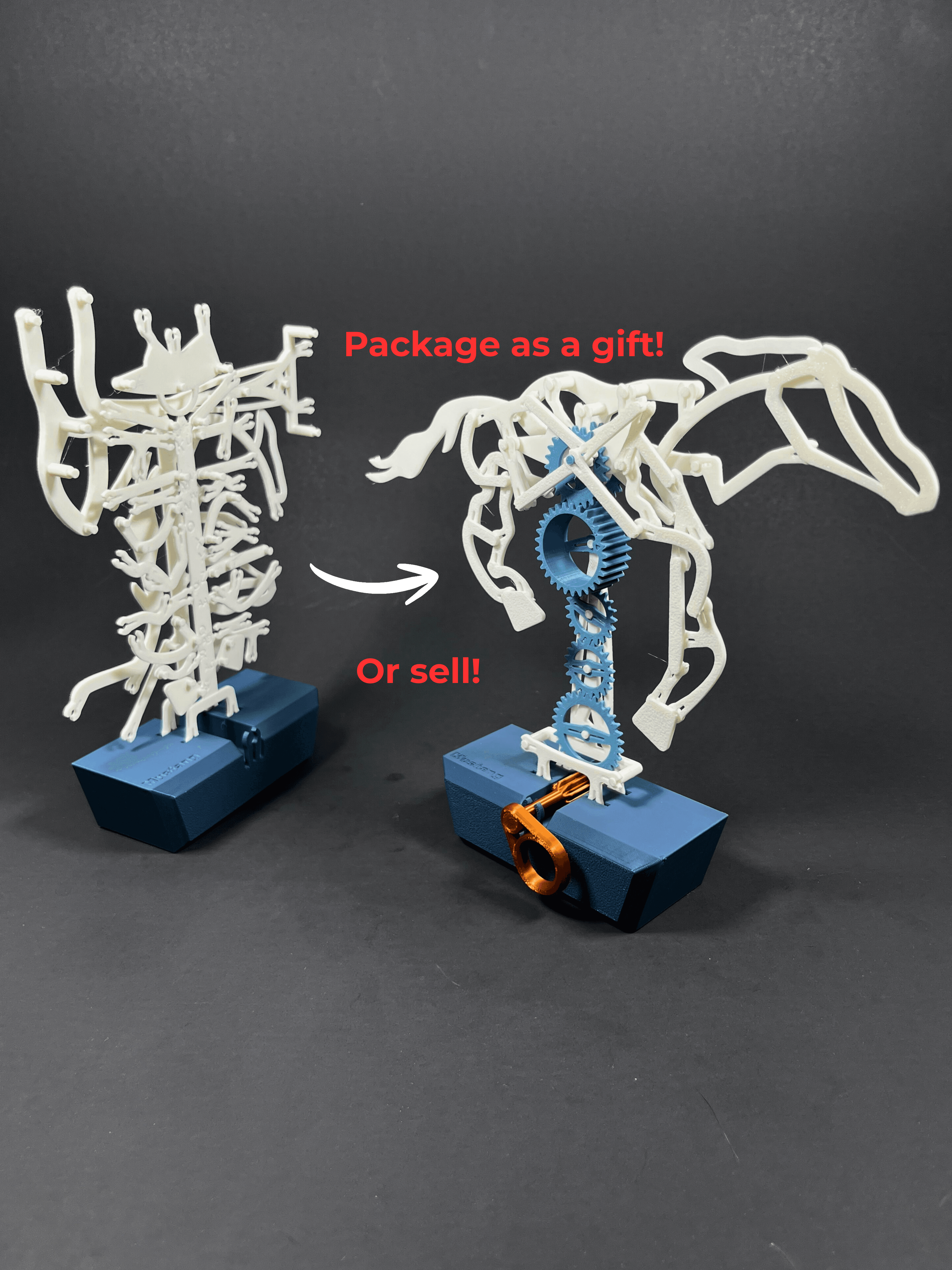 Mustang Mechanism - Kit Card 3d model