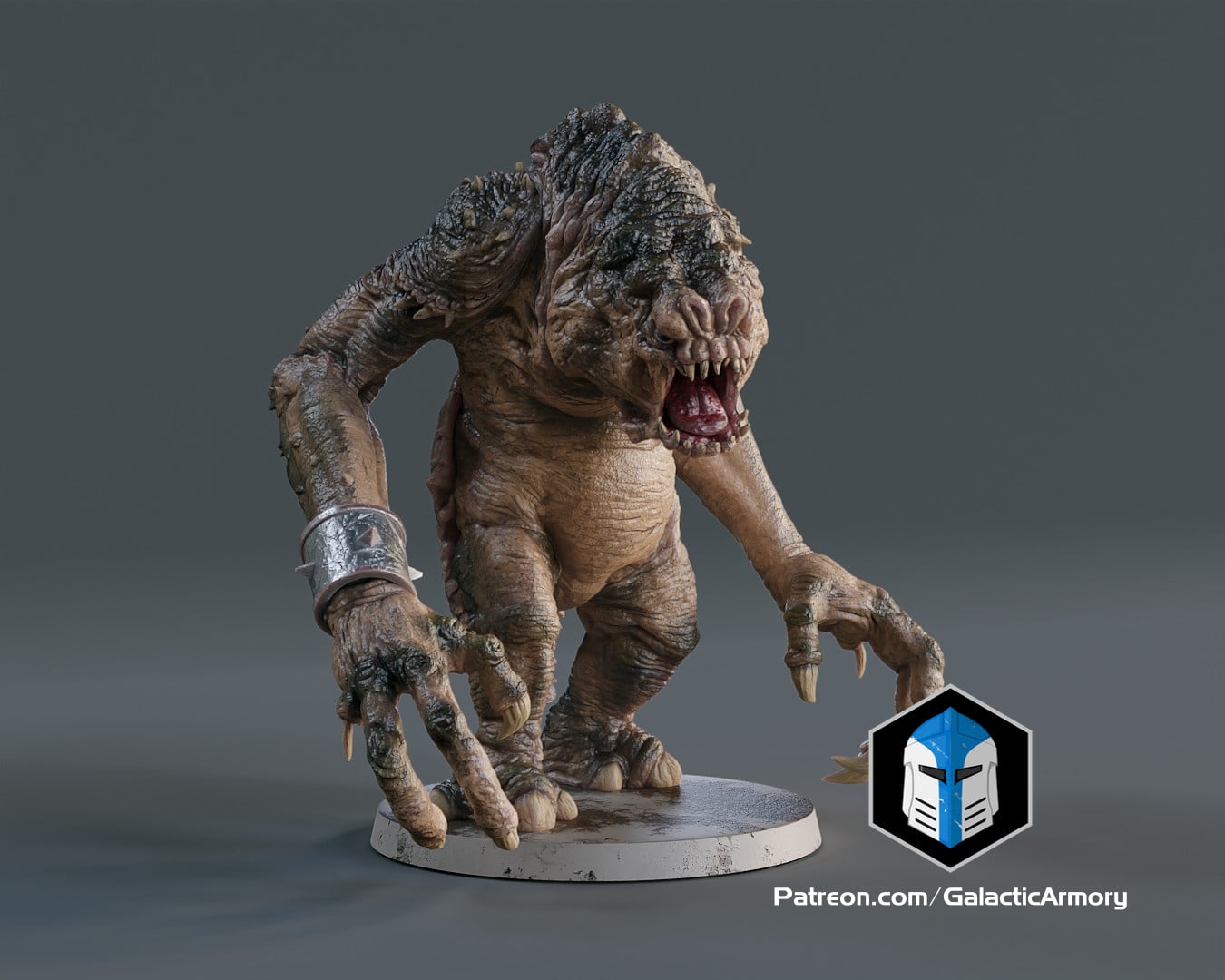 Rancor Miniature 3d model