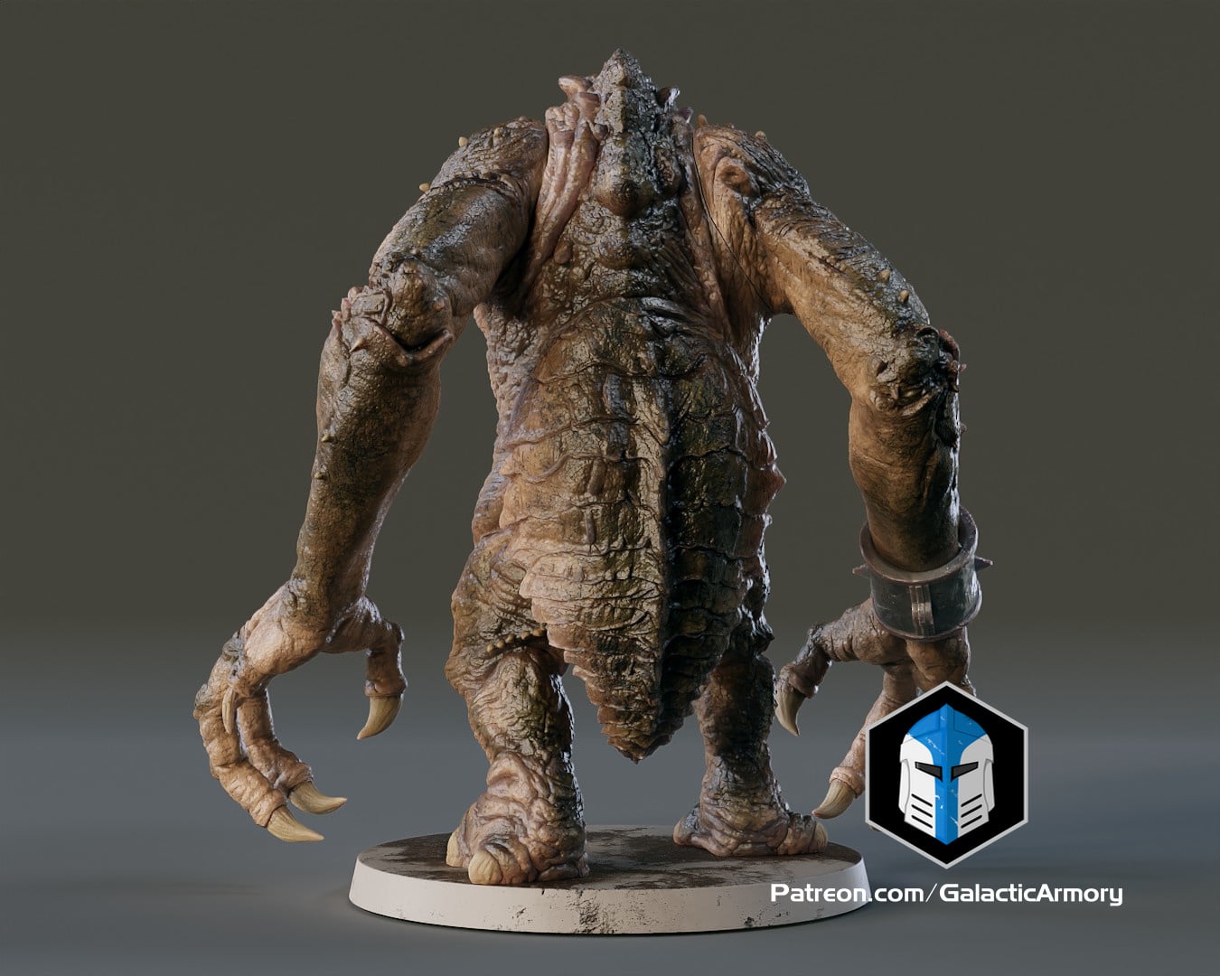 Rancor Miniature 3d model
