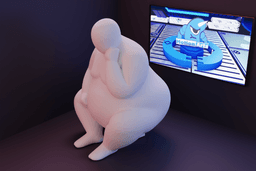 Pessoa gorda pensando.stl 3d model