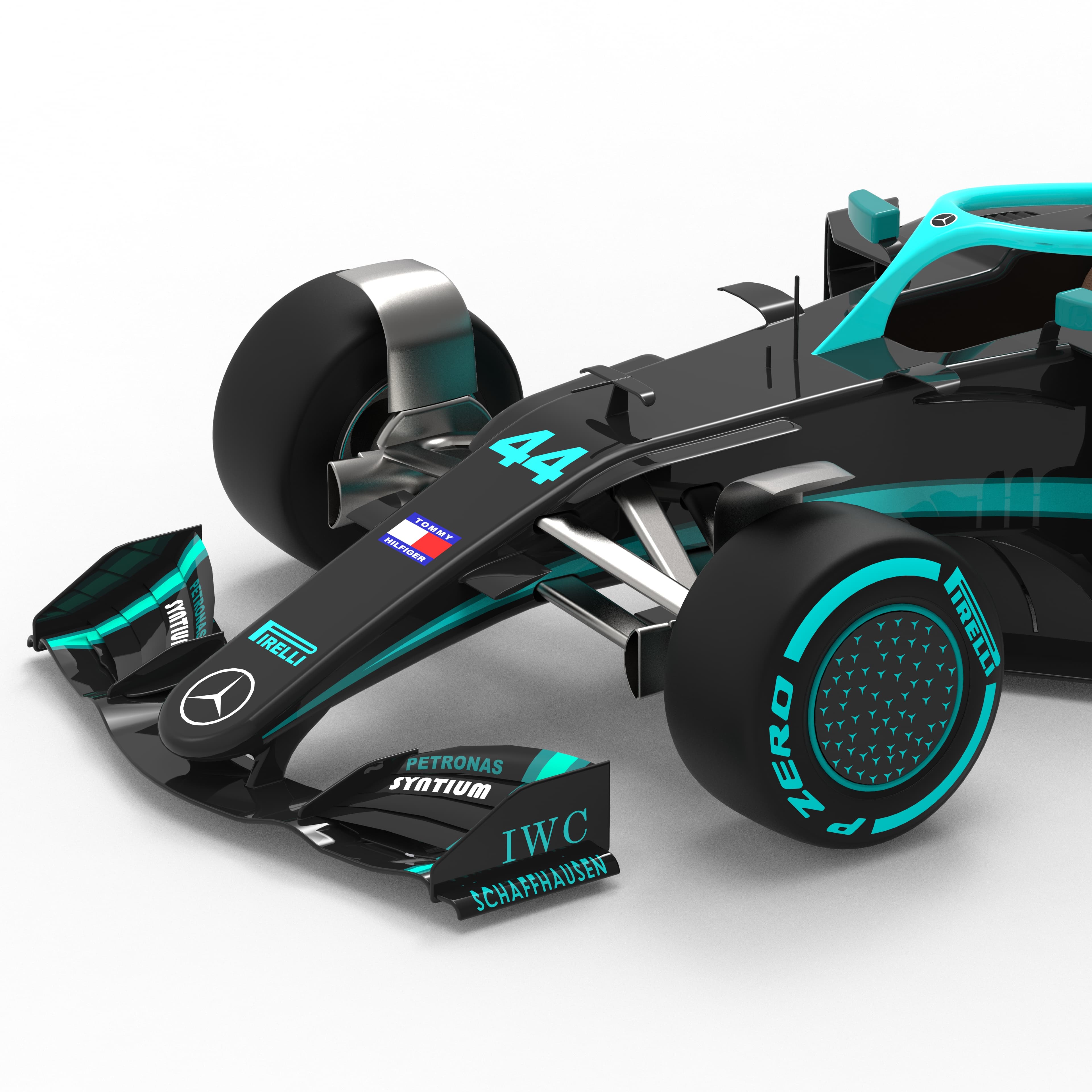 Mercedes AMG Petronas F1 3d model