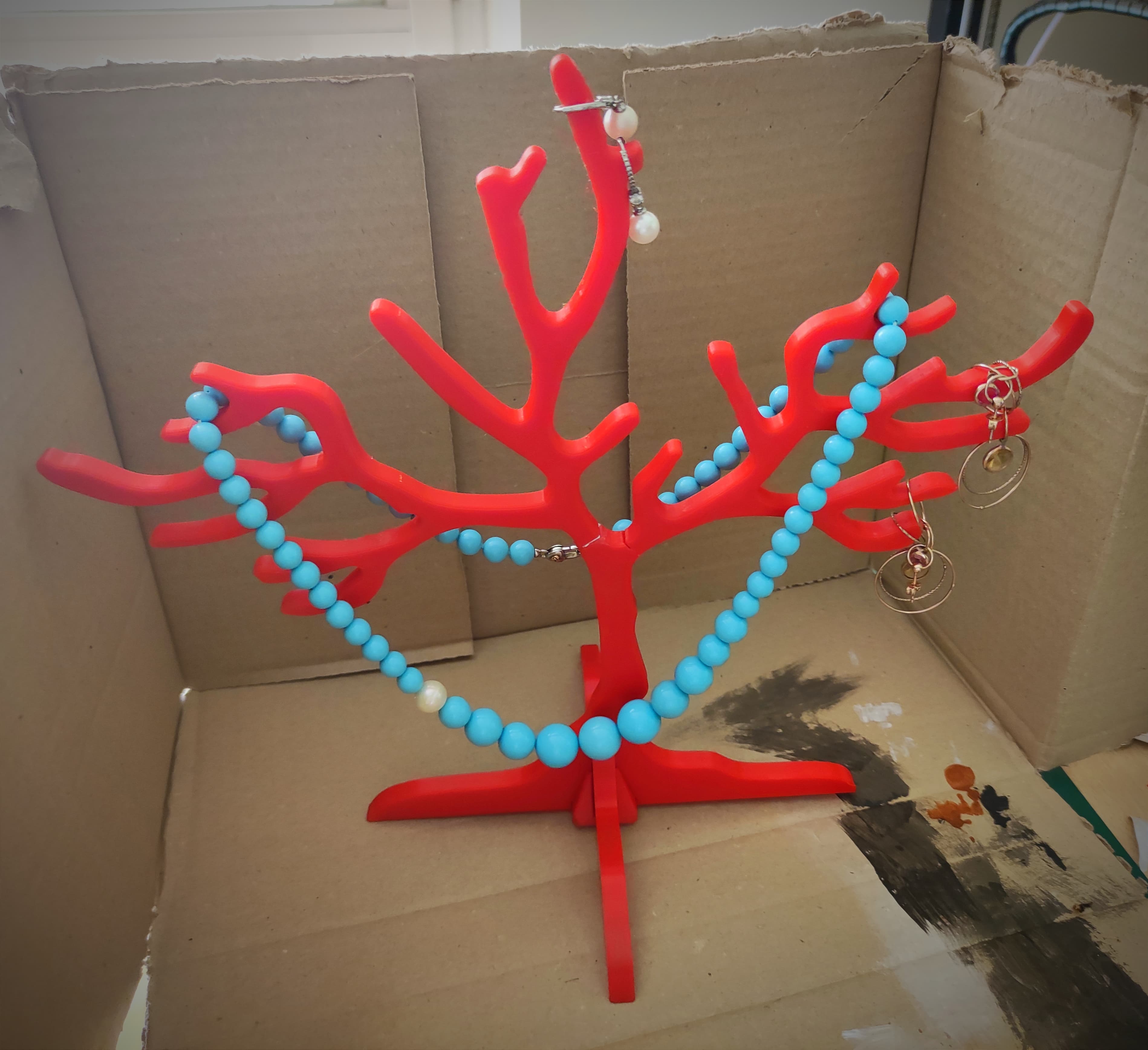 Jewel Tree - Holder - Coral shape 3d model