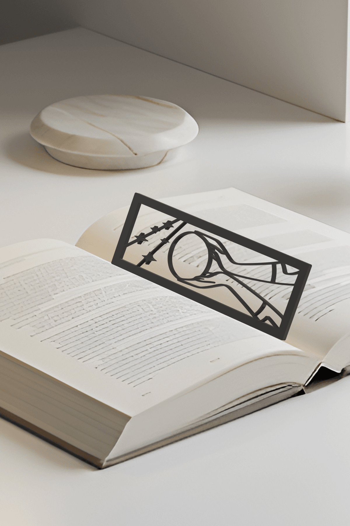 Universe Bookmark, Gift Idea 3d model