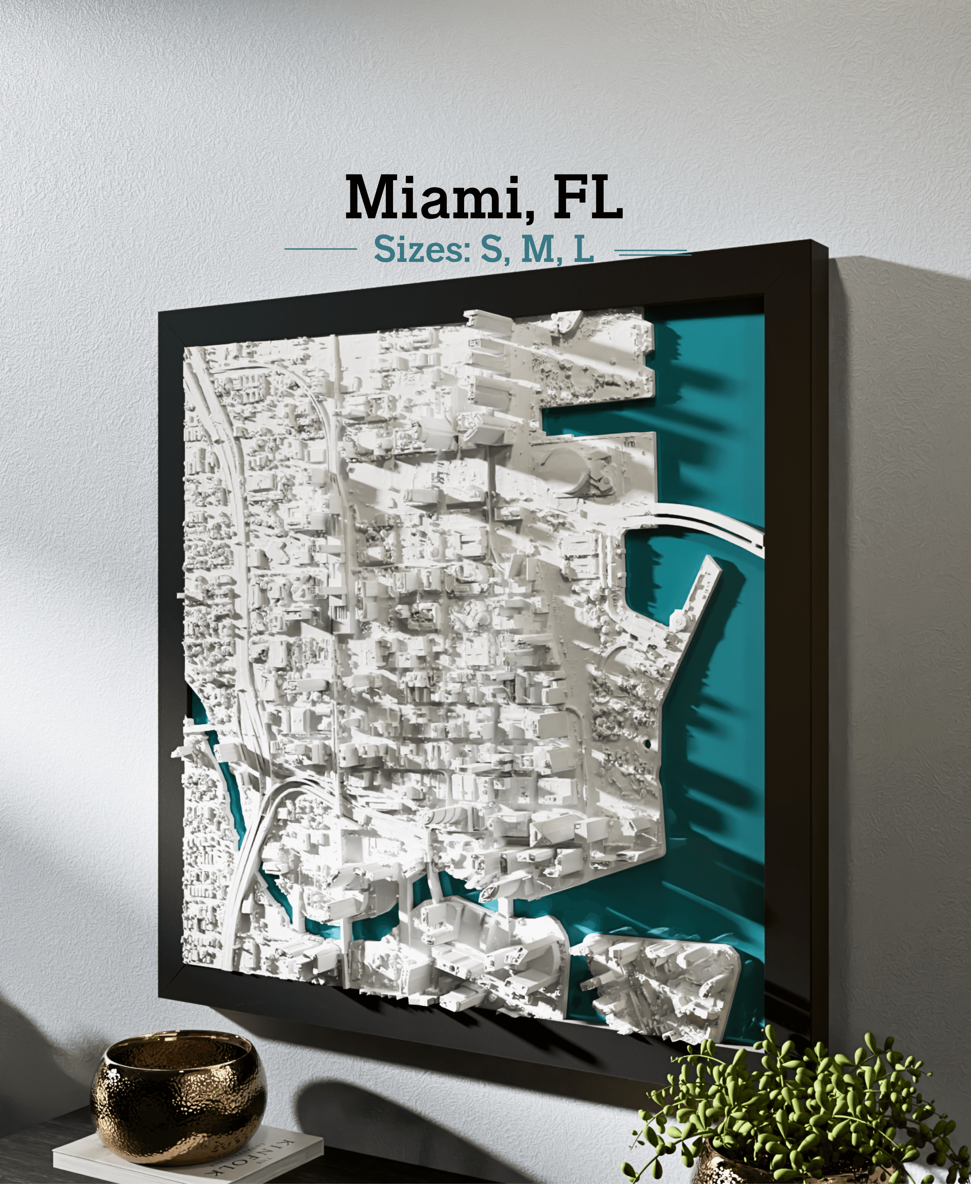 Miami, FL - S, M, & L 3d model