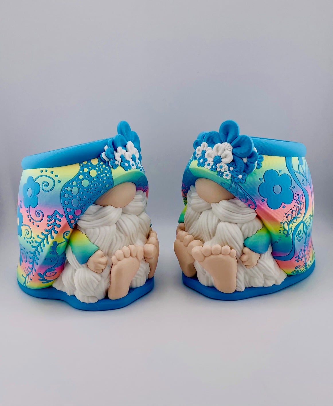 Shy Guy Gnome Planter Painted 3d model
