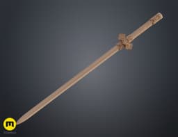 Chinese sword of the Tang Dynasty 3d model