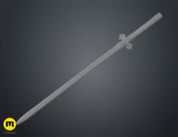 Chinese sword of the Tang Dynasty 3d model