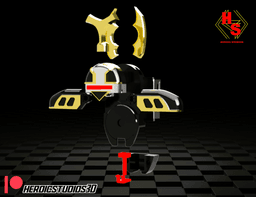 Thunder Ranger Morphers 3d model