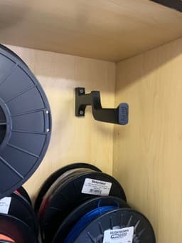 Filament Spool Storage Holder Arm.step 3d model
