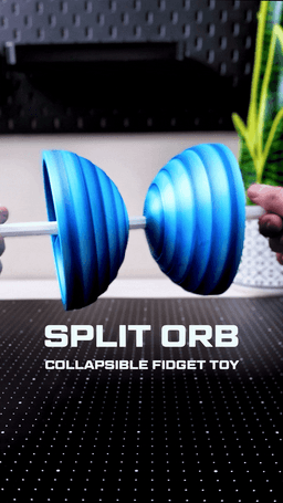 Split Orb - Collapsible Fidget Toy 3d model