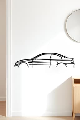 E46 M3 Wall Art, Wall Decor, Home Decor 3d model