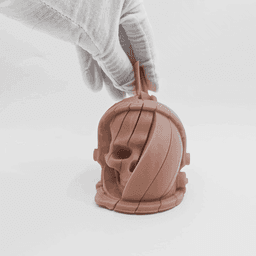 TWIST ASTRONAUT SKULL FIDGET RIGHT VISOR 3d model