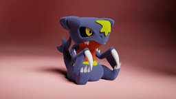 Garchomp Chibi Collectible - Pokemon 3d model