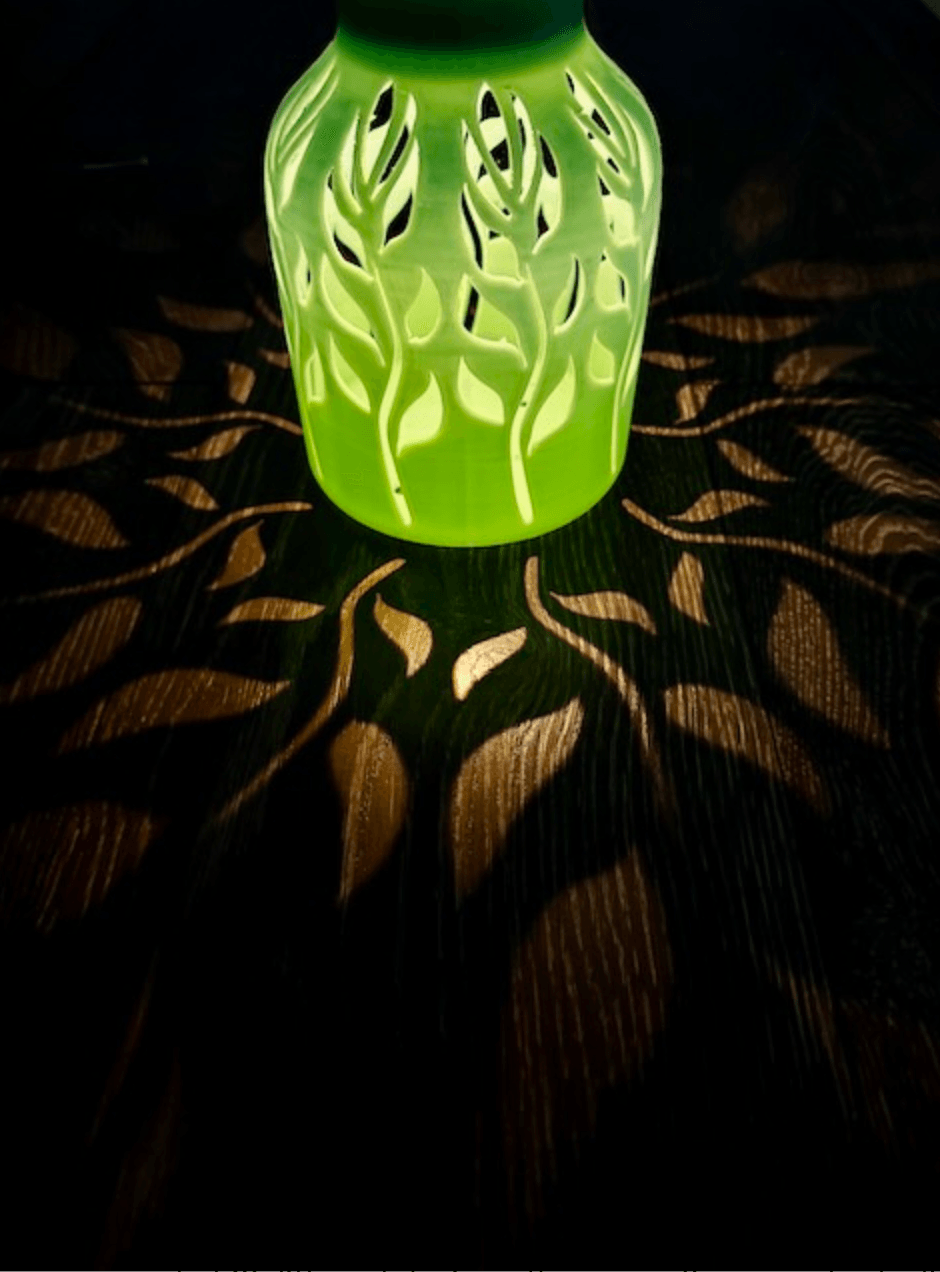 Set of 12 Solar Lanterns, plus mounting bracket 3d model