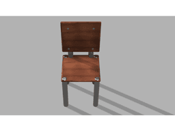 Chair for modern table 3d model