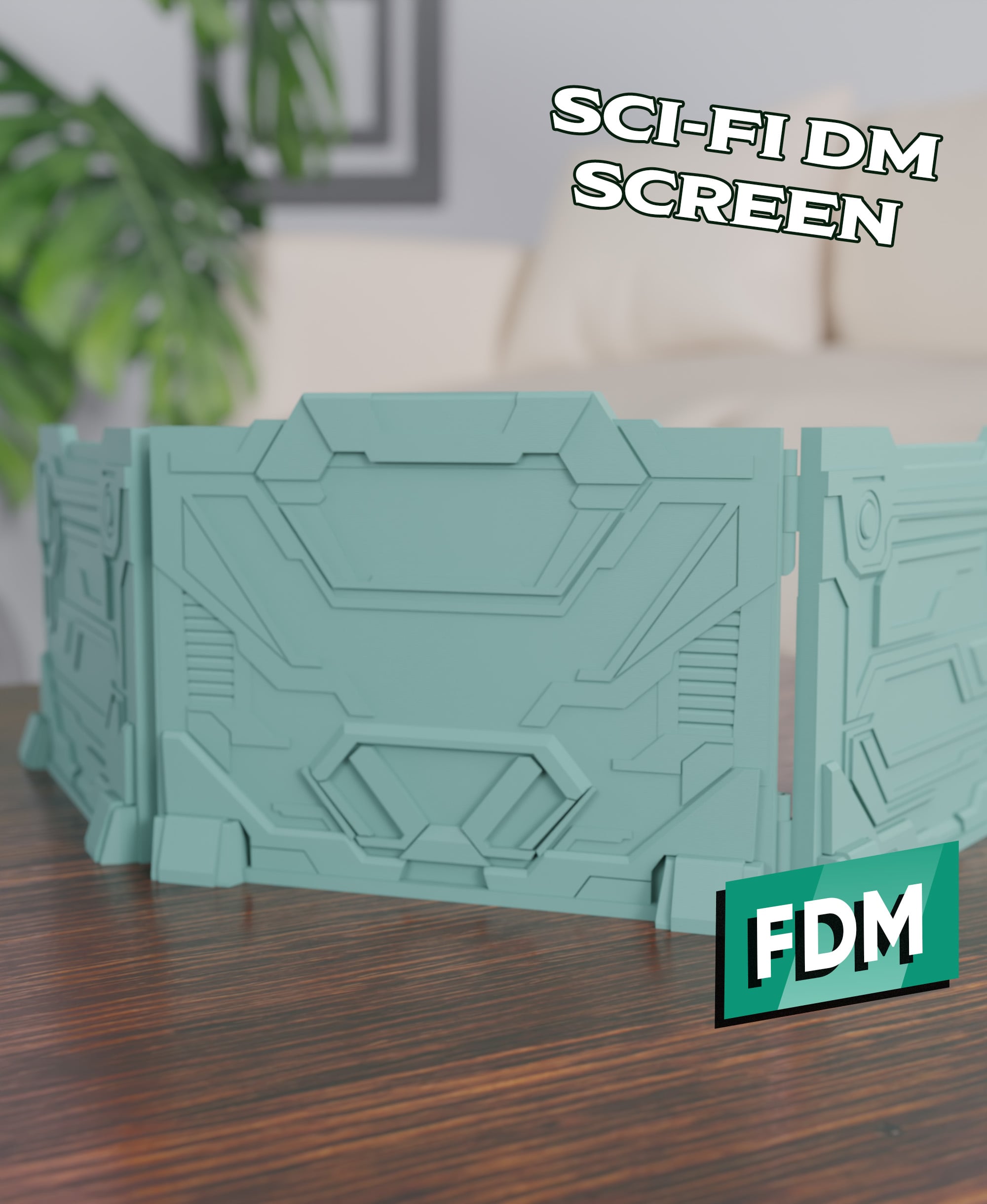 RPG - Sci-Fi DM Screen 3d model