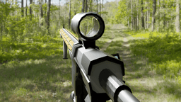 3d printable railgun rifle 3d model