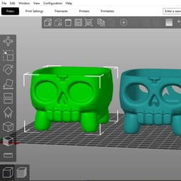 Decorative Skull Vase 3d model