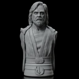 Luke Skywalker Bust (Pre-Supported) 3d model