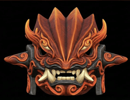 Groudon Menpo Mask 3d model