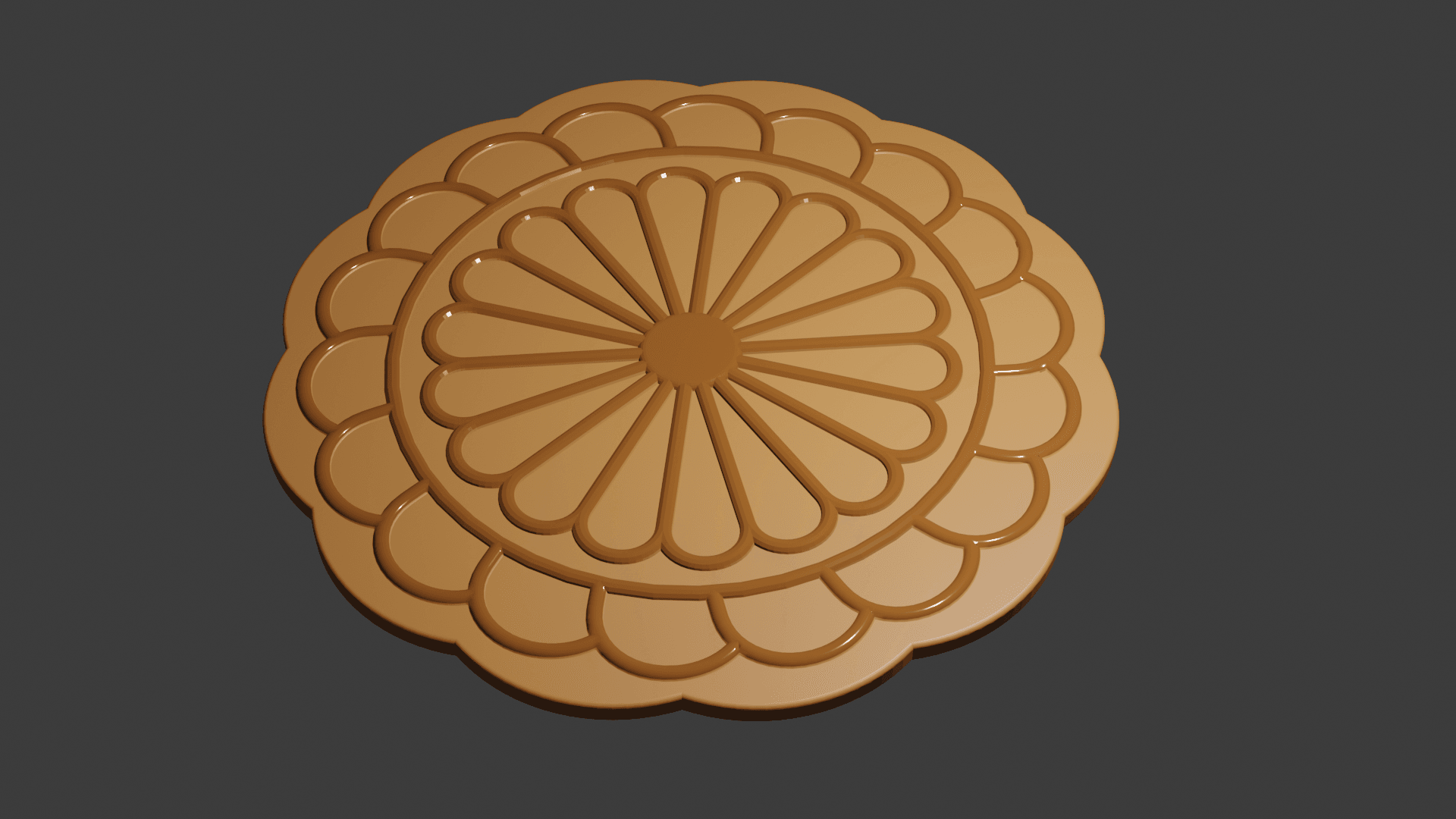 Remix of Blank mooncake coaster | Fixumdude 3d model