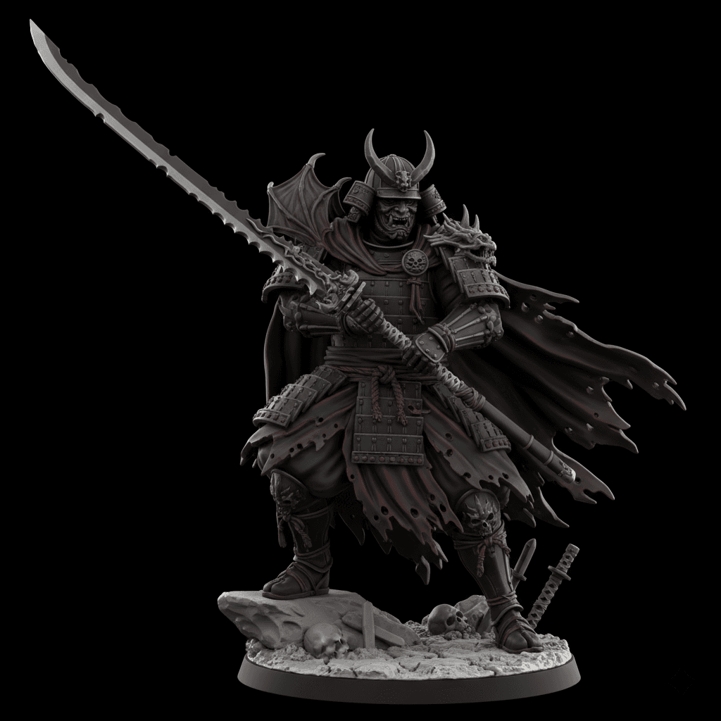 Samurai Executioner Oversized Nodachi Premium STL File 3d model