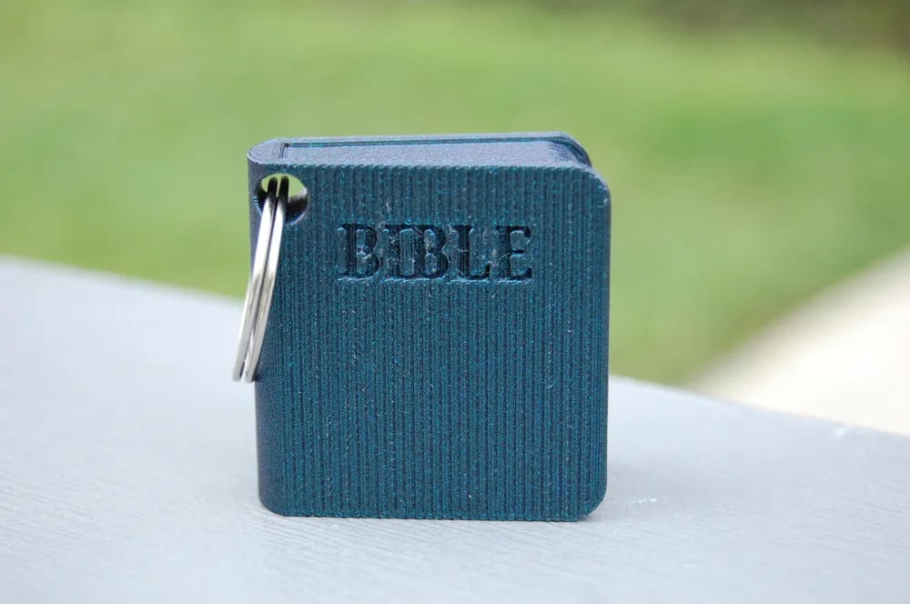 pocket bible keychain 3d model