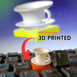 3D Printed Keycaps Latter T For Tea.. ☕☕ 3d model