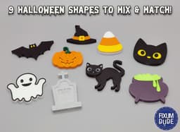 Halloween Snap Together Garland Decorations 3d model