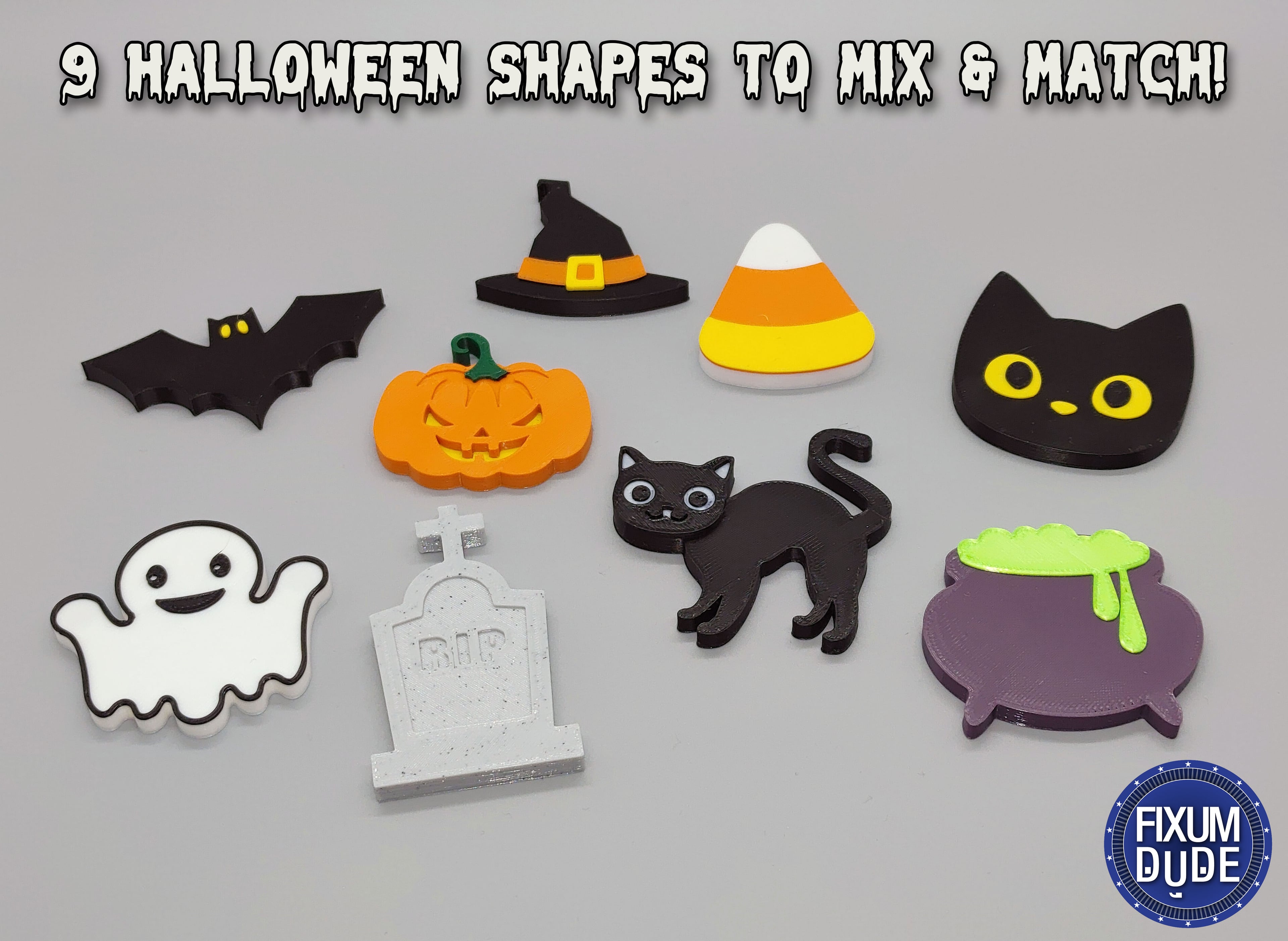 Halloween Snap Together Garland Decorations 3d model