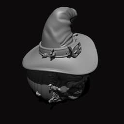 Magical Skeleton Pumpkin.stl 3d model