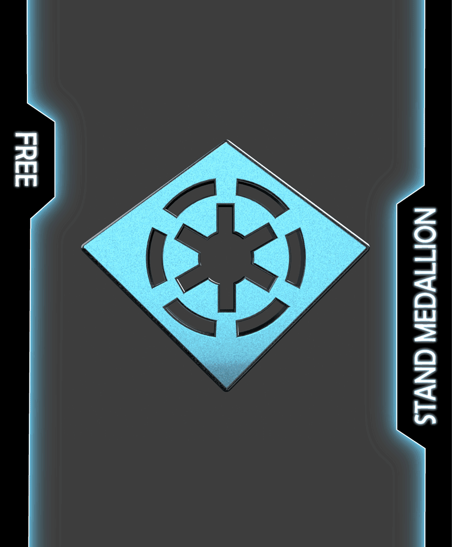 Stand Medallion - Republic 3d model