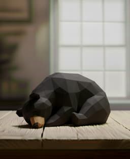 bear lowpoly 3d model